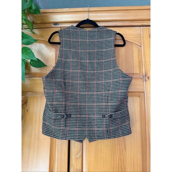 Zara Men’s Houndstooth Check Vest – Italian Fabric, Size L) - Picture 3 of 10